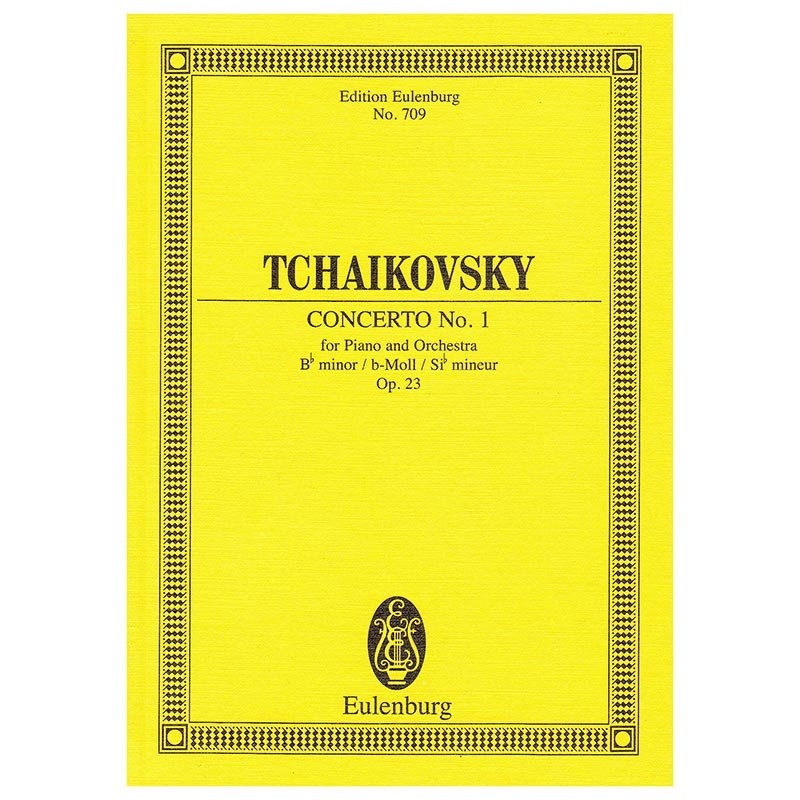 Editions Eulenburg Tchaikovsky Piano Concerto Nr In Bb Minor Op