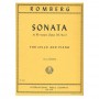 International Music Company Romberg - Sonata In Bb Major Op.38 No.3 for Cello & Piano Βιβλίο για τσέλο