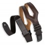 LEVY'S MRHSS Right Height Ergonomic Padded Dark Brown 3" Guitar Strap