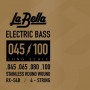 La Bella Bass RX Stainless Steel 045-100 Σετ 4 χορδές ηλεκτρικού μπάσου