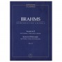 Barenreiter Brahms - Sextet in Bb Major Op.18 [Pocket Score] Book for Orchestral Music