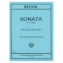 International Music Company Breval - Sonata in C Major Βιβλίο για τσέλο και πιάνο