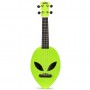 Mahalo Creative Series Soprano Alien (Neon Green) Acoustic Ukulele