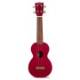 Mahalo Kahiko Soprano Trans Red Acoustic Ukulele