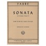 International Music Company Faure - Sonata In A Major, Op.13 Book for Violin and Piano