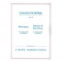 Simrock Original Edition Popper Dance Of Elves Op. 39 for Cello and Piano Βιβλίο για τσέλο