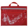 Merchandisers MusicWear Red Wavy Stave Bag