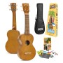 Mahalo Learn 2 Play Pack, Kahiko Soprano Trans Brown Acoustic Ukulele