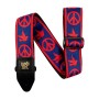 Ernie Ball 4698 Peace Love Dove Red-Blue Jacquard Guitar Strap