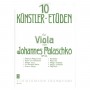 Zimmermann Musikverlag Palaschko - 10 Kunstler - Etuden  Op.44 Book for Viola