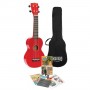 Mahalo Learn 2 Play Pack, Rainbow Soprano Red Ακουστικό Ukulele