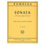 International Music Company Romberg - Sonata In Bb Major Op.38 No.3 for Cello & Piano Book for Cello