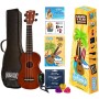 Mahalo Learn 2 Play Pack, Rainbow Soprano Brown Ακουστικό Ukulele