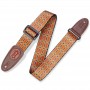 LEVY'S MPLL Signature Icon Brown & Tan 2" Ζώνη κιθάρας