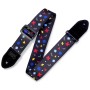 LEVY'S MP2 Rad Strap Black - Blue - Red - White - Yellow 2" Ζώνη κιθάρας