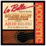 La Bella Golden Alloy Acoustic Bass Light 045-100 Acoustic Bass Guitar 4-String Set