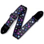 LEVY'S MP2 Rad Strap Black - Blue - Pink - Yellow 2" Ζώνη κιθάρας