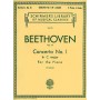 G. Schirmer Beethoven - Piano Concerto Op.15 in C Major Book for Piano