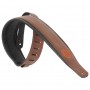 LEVY'S MSS2 Signature Leather Brown 2.5" Guitar Strap