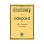 G. Schirmer Concone - 50 Lessons for Low Voice  Op.9 Book for Vocals