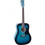 SOUNDSATION Yellowstone DN Blue Sunburst Acoustic Guitar