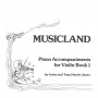 Musicland Publications Jones - Piano Accompaniment for Violin Book 1 Βιβλίο για Πιάνο και Βιολί