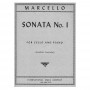 International Music Company Marcello - Sonata Nr.1 for Cello & Piano Βιβλίο για τσέλο