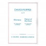 Simrock Original Edition Popper Dance Of Elves Op. 39 for Cello and Piano Book for Cello