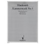 SCHOTT Hindemith - Kammermusik Nr.5 Op.36 Nr.4 for Viola & Piano Βιβλίο για βιόλα