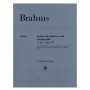 G. Henle Verlag Brahms - Sonata  F Dur Op.99 For Cello & Piano Book for Orchestral Music