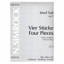 Simrock Original Edition Suk - Four Pieces Opus 17 Vol.1 Βιβλίο για Πιάνο και Βιολί