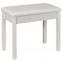 SOUNDSATION SBH-50P Satin White Piano Bench