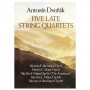 DOVER Publications Dvorák - Five Late String Quartets Βιβλίο για σύνολα