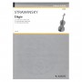 SCHOTT Strawinsky - Elegie Book for Violin