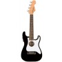 Fender Fullerton Strat Concert Black Ηλεκτροακουστικό Ukulele