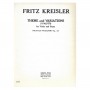 Charles Foley Kreisler - Theme And Variations Book for Violin and Piano