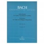 Barenreiter Bach - Six Sonatas Vol.1 For Violin And Obbligato Harpsichord Book for Violin