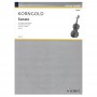 SCHOTT Korngold - Sonata In G Major, Op.6 Βιβλίο για Πιάνο και Βιολί