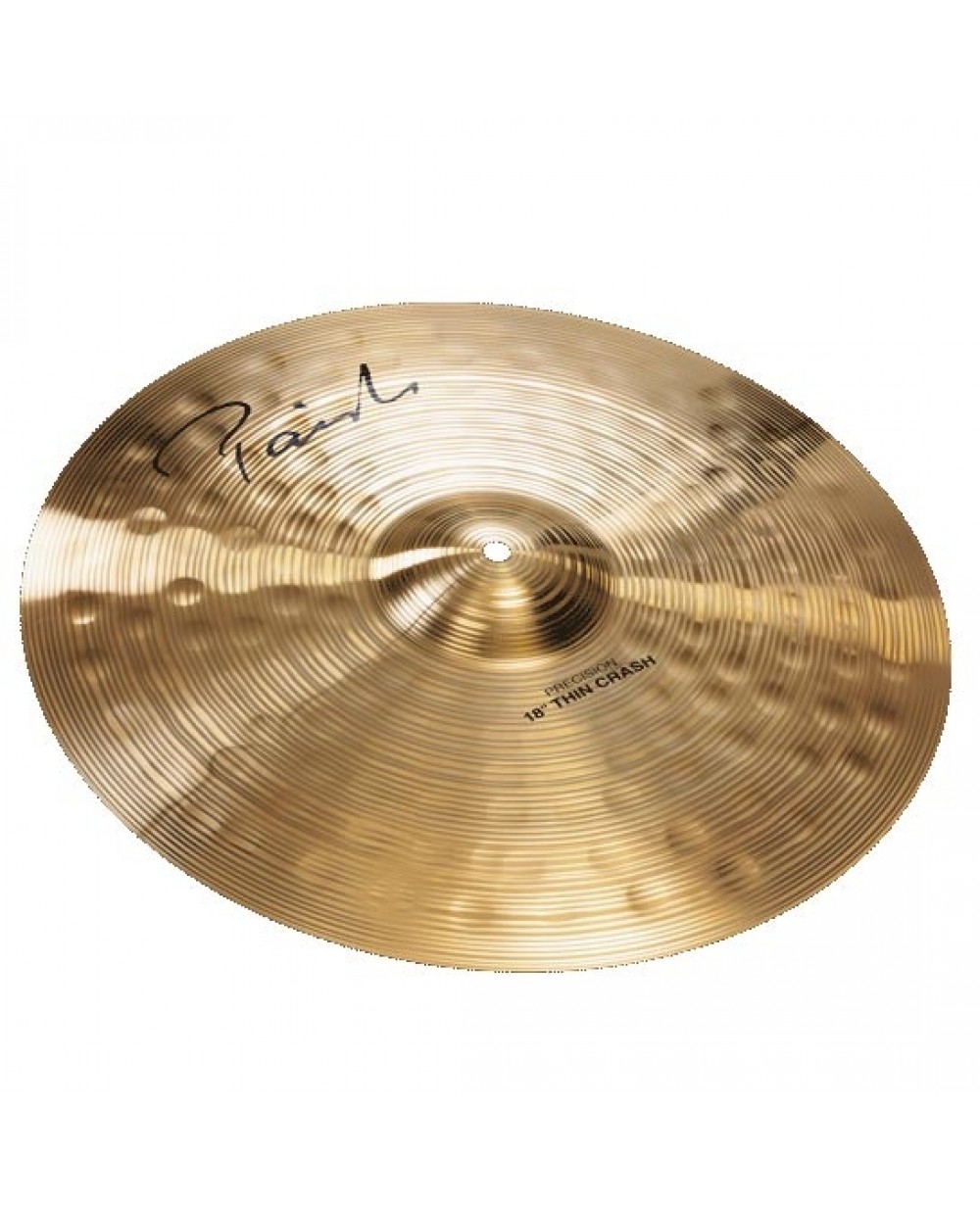 PAISTE Signature Precision 18'' Thin Crash Cymbal