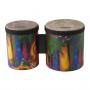 REMO Kid's Percussion Fabric Rain Forest 5"-6" Bongos