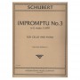 International Music Company Schubert - Impromptu Nr. 3 in G Major for Cello & Piano Book for Cello