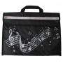 MusicWear MusicWear Wavy Stave Black Bag