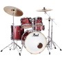 Pearl EXX705NBR Black Cherry Glitter Drumset & Stands & Cymbals