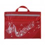 MusicWear MusicWear Wavy Stave Red Τσάντα