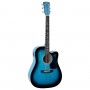 SOUNDSATION Yosemite DNCE Blue Sunburst Electric - Acoustic Guitar