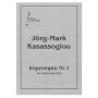 Jorg-Mark Kasassoglou Kasassoglou - Improptu Nr. 1 Βιβλίο για τσέλο