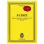 Editions Eulenburg Bach - Brandenburg Concerto in G Major Nr.3 BWV1048 [Pocket Score] Βιβλίο για σύνολα