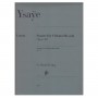 G. Henle Verlag Ysaye - Sonata Op.28 for Violoncello Solo Book for Cello