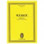 Editions Eulenburg W.F. Bach - Sinfonia in D Minor [Pocket Score] Book for Orchestral Music
