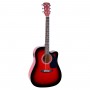 SOUNDSATION Yosemite DNCE Red Sunburst Electric - Acoustic Guitar